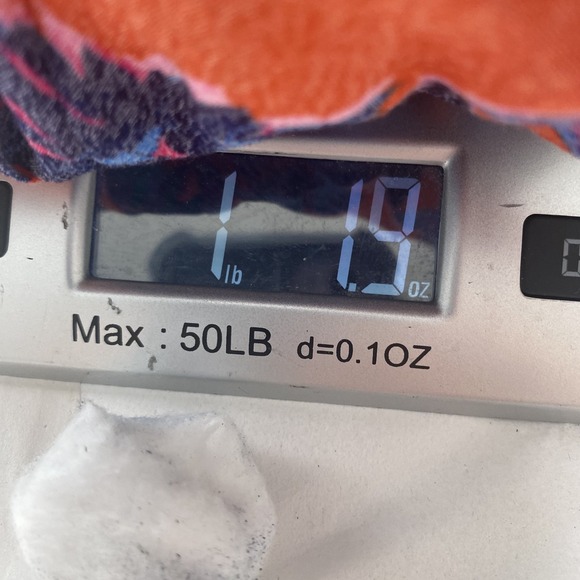 Lovers and Friends Golden Ray Maxi Dress Sz M Orange Blue Floral Wedding Date - Picture 8 of 9